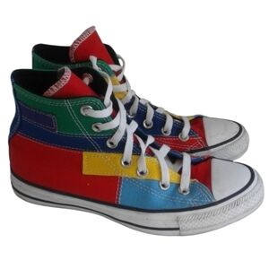 Converse Chuck Taylor All Star High Top Patchwork Colorblock Sneakers